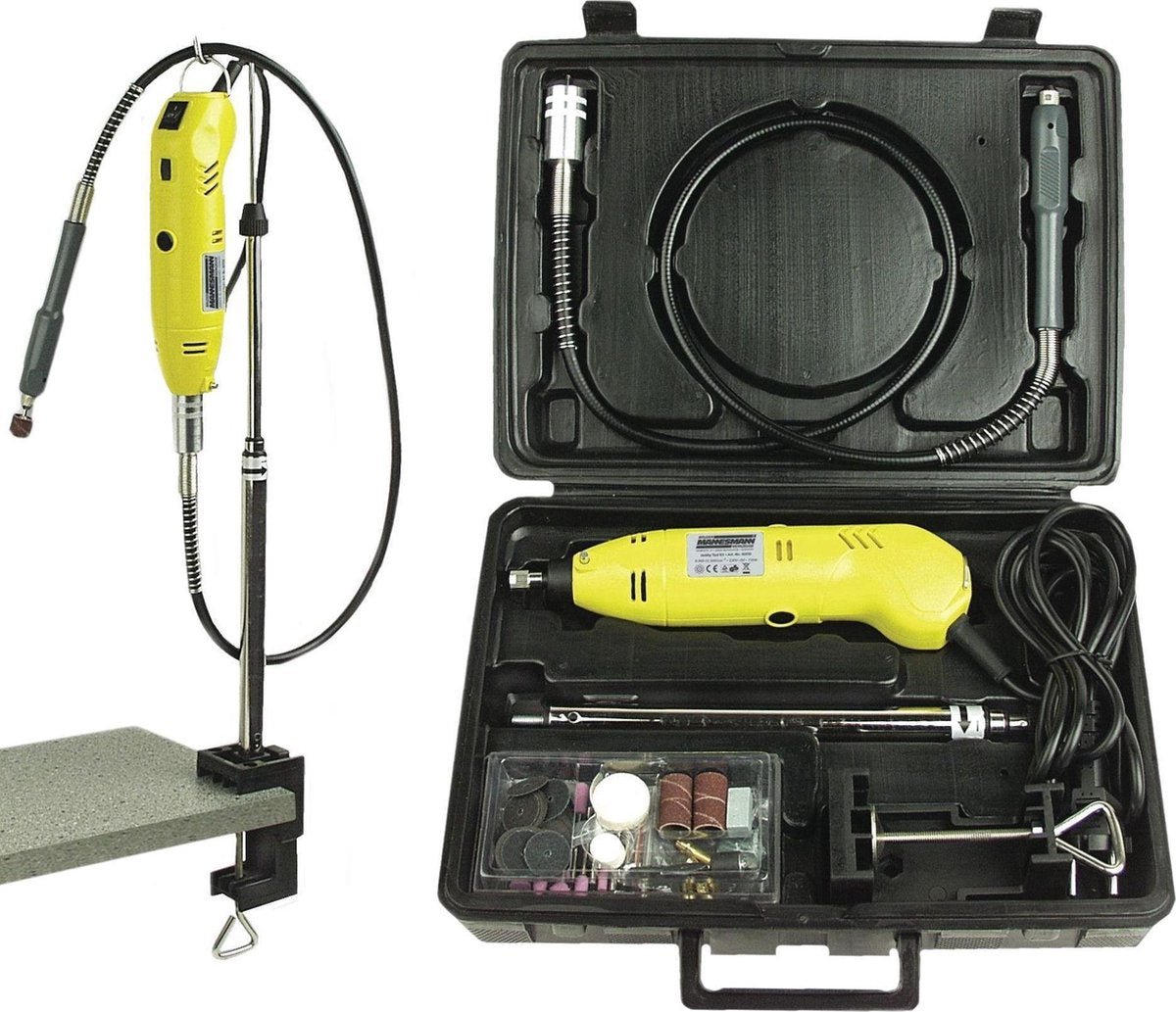 Brüder Mannesmann Hobby Tool Set – 80 Piece DIY Hand Tools Kit in Carry Case - Afanaya